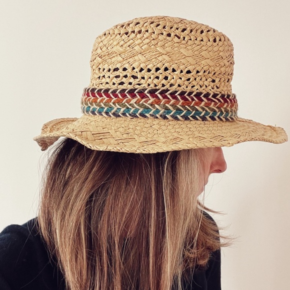 Cute boho hat with felt detail OS - Picture 2 of 5